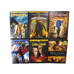 DVD Widescreen action adventure collection lot of 6 movies